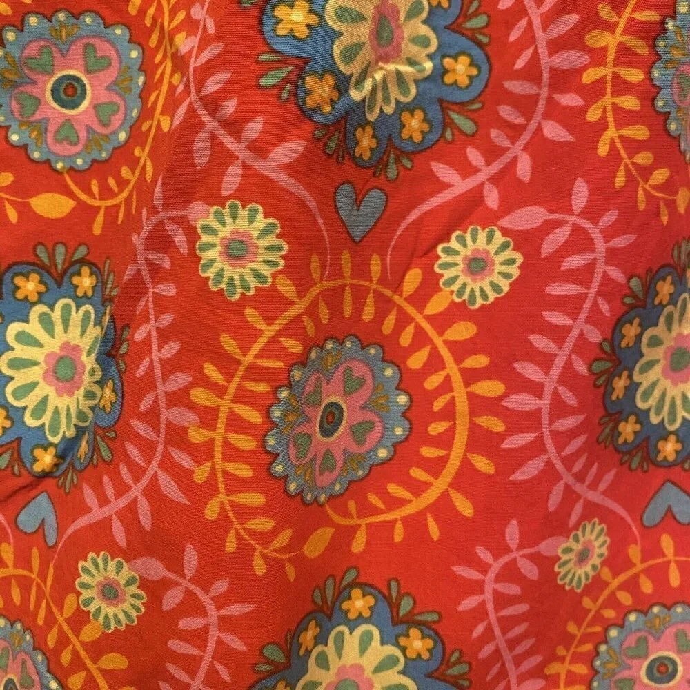 80‎ Hanna Andersson Sz 2 Girl’s Pink Orange Cotton Pillowcase Dress